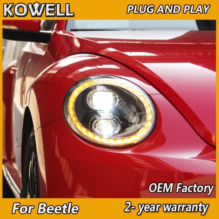 Car Styling for VW Beetle Headlight 2013-2021 Beetle Head Light Beetle Volkswagen Headlight DRL Tur