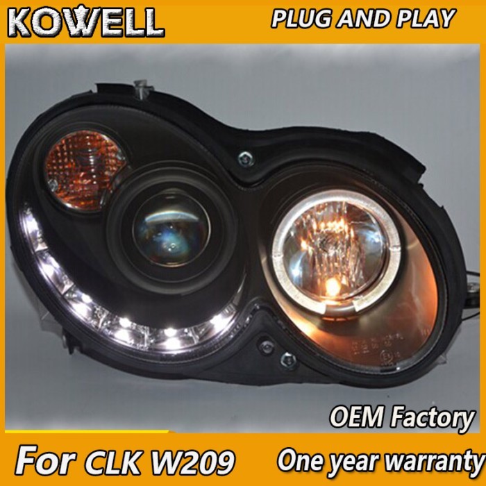 KOWELL Car Styling for Mercedes-Benz CLK Headlight 2004-2009 W209 Headlamp CLK200 CLK240 CLK280 CLK