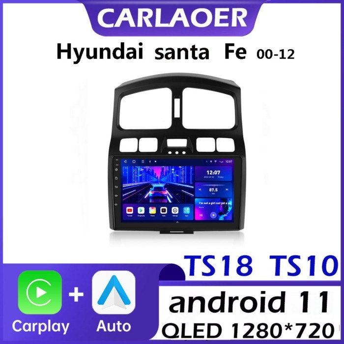 Car Android Radio Multimedia Player For Hyundai Santa Fe SM 2000 - 2012 TS10 TS18 2din Navigation G