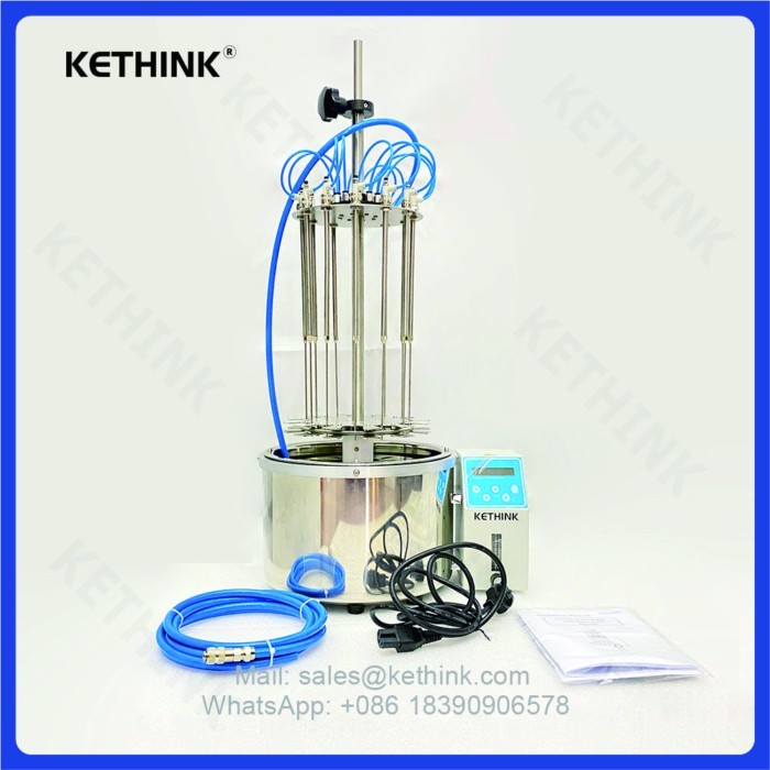 Water Bath Sample Concentrator Machine KETHINK KT-WD1000 Lab Water Type Nitrogen Blower