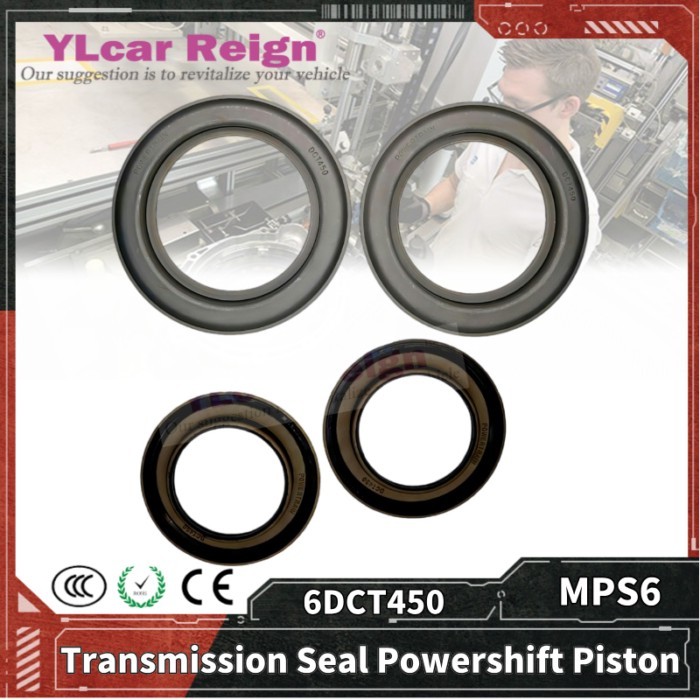 6DCT450 MPS6 DSG Dual Clutch Automatic Transmission Gearbox Seal Powershift Piston Overhaul Rebuild