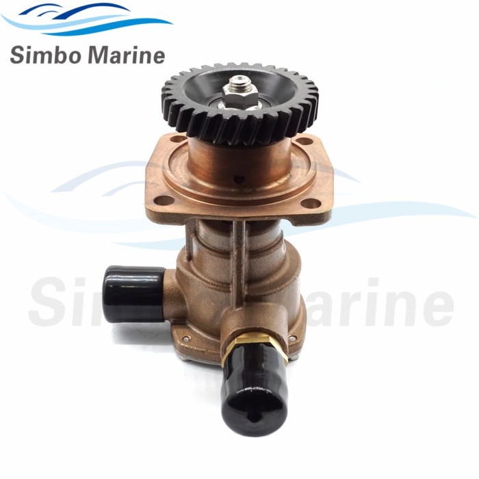 Sea Water Pump for Yanmar Johnson 3JH4 3JH5 4JH4 4JH5 Series with Straight Port Model 10-13328-01 1