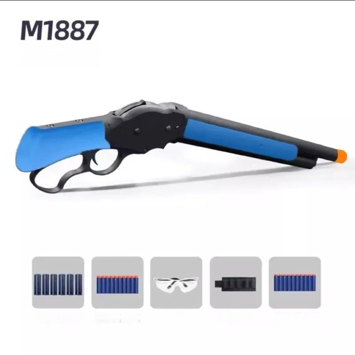 M1887 Winchester Scatter Sprayer Lever Case Slim Bullet Bullet Toy