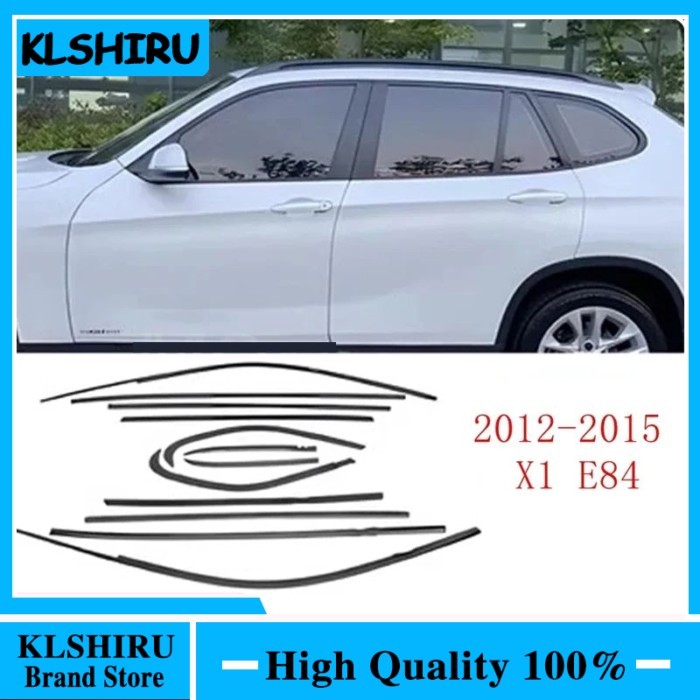 Stainless Steel Car Door Full Window Frame Window Sill Molding Trim Cover For BMW X1 E84 F48 U11 20