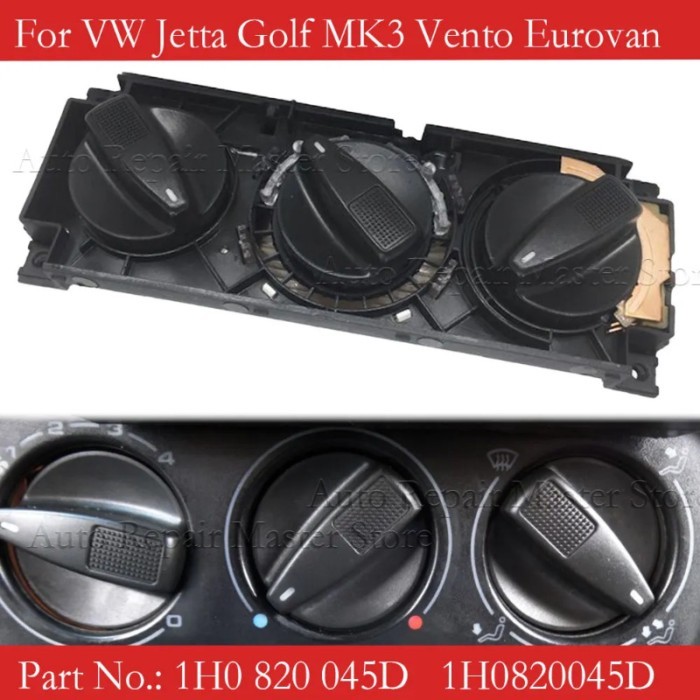 A/C & Heater Control Panel/Climate Control For VW Jetta&GOLF mk3 VENTO EUROVAN 1H0 820 045C / 1H082