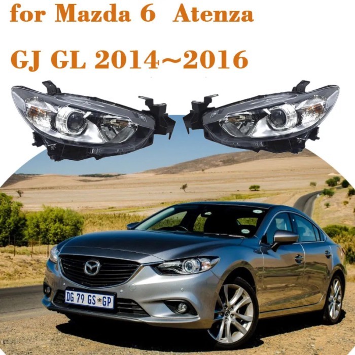 Car Headlights Assembly for Mazda 6 Mazda6 Atenza GJ GL 2014~2016 Fog Light Halogen Corner Side Lam
