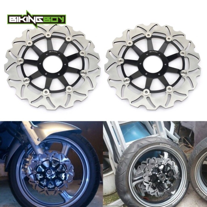 BIKINGBOY Front Brake Discs Rotors For Goldwing GL 1500 Valkyrie C / Tourer CT / F6C 97 98 99 00 01