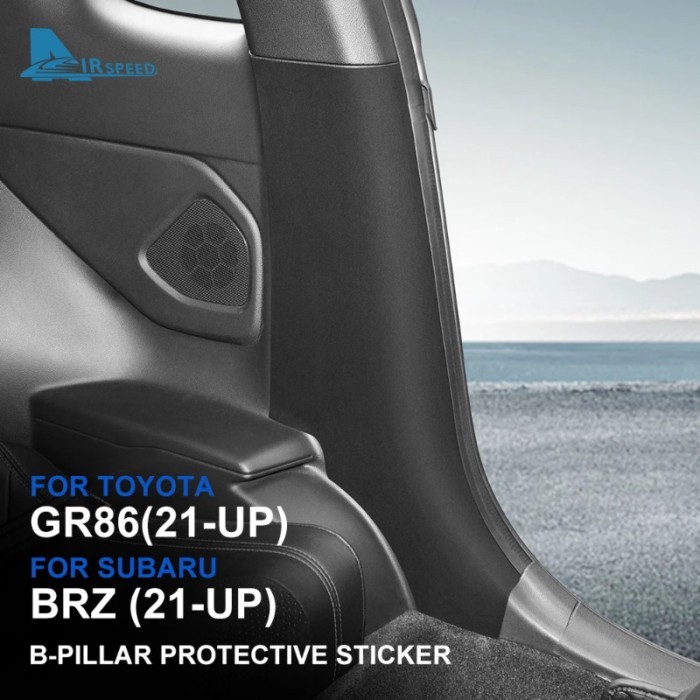 Suede Sticker For Subaru BRZ Toyota GR86 2021 2022 2023 2024 B-pillar Protect Material Pad Cushion
