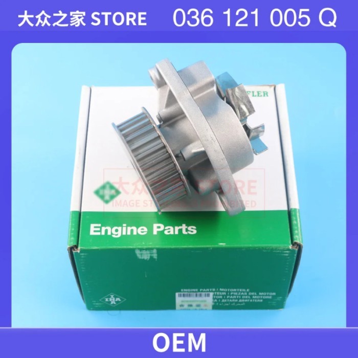 Water Pump With Gasket For VW Golf IV MK6 Polo 9N for Audi Octavia for Seat Ibiza 1.4 16V 036 121 0