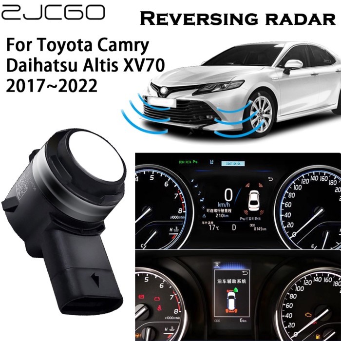 ZJCGO Original Sensors Car Parking Sensor Assistance Backup Radar Buzzer System For Toyota Camry Da