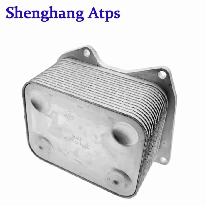 Engine Oil Cooler 077117021P 077 117 021 P For VW Touareg 4.2L V8 A/T Base V8 Utility Sport 2004-20