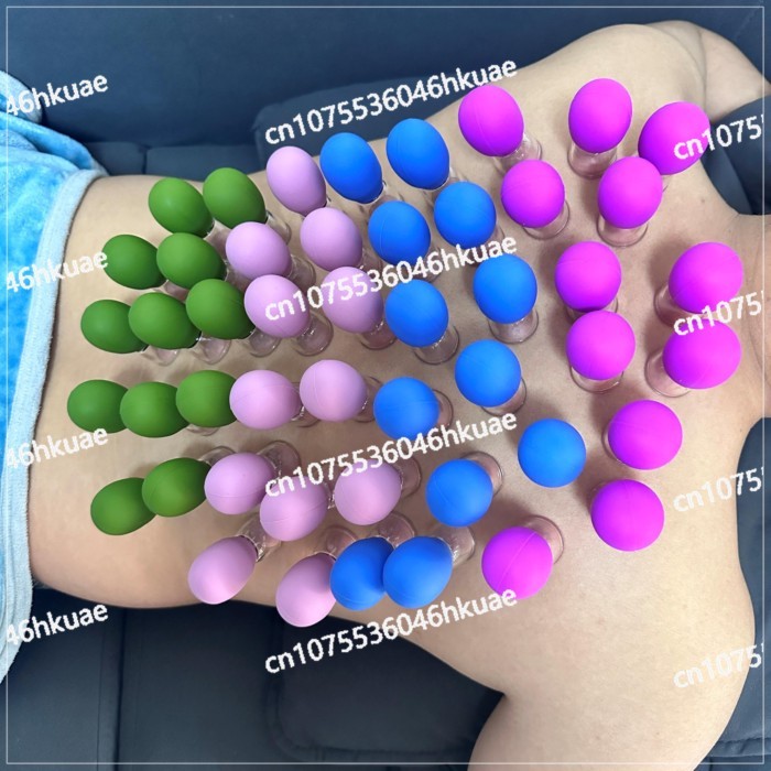 Household tube cupping and cupping, silicone cupping device, pediatric massage tube conditioning, b