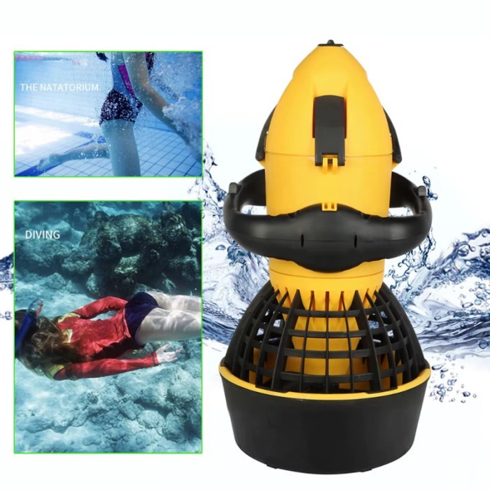 500W Electric Underwater Scooter Dual Speeds Scuba Sea Scooter Handheld Water Propeller For Diving