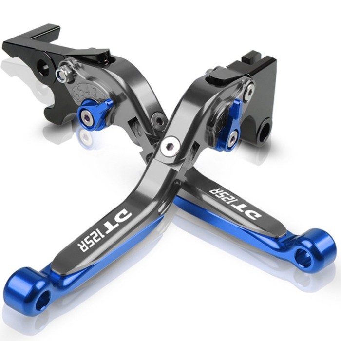 For YAMAHA DT 125R DT125 R DT-125R DT125-R 1988 Motorcycle CNC Aluminum Folding Handle Brake Clutch