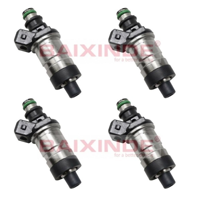 Set of 4 Fuel Injectors 06164-P05-A01 06164P05A01 For 92-95 Honda Civic 1.5L L4