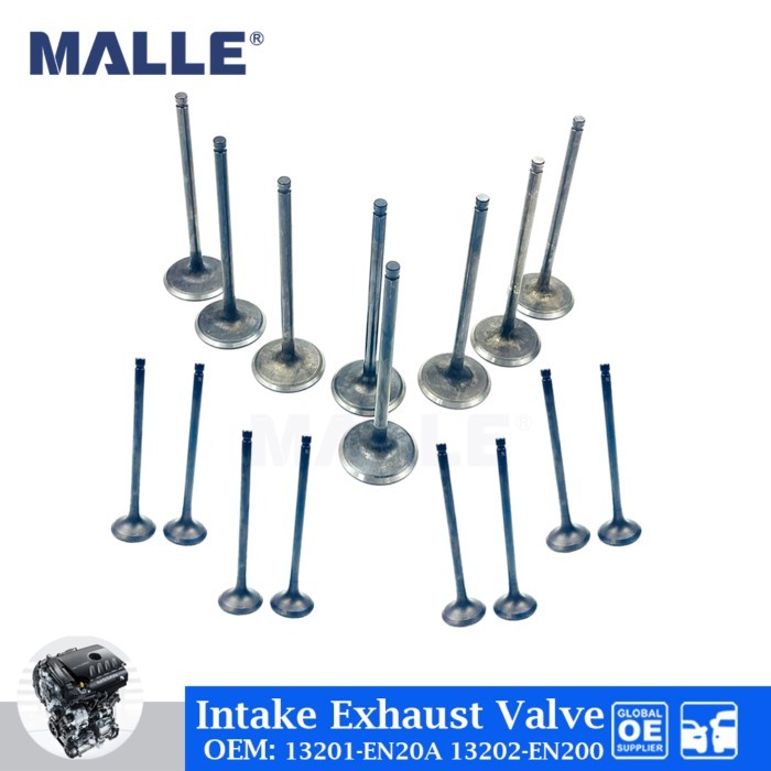 16 Pcs Intake Exhaust Valve Kit For NISSAN J10 G11Z L10Z 2.0L L4 MR20 MR20DE Engine Car Accessories