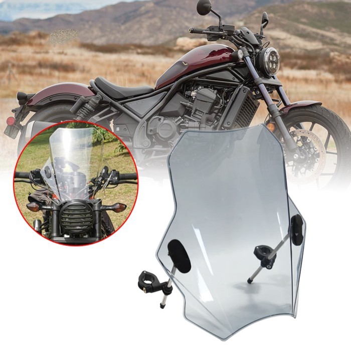 Motorcycle Windshield Windshield Deflector For HONDA REBEL CMX 300 500 1100 CMX300 CMX500 CMX 1100
