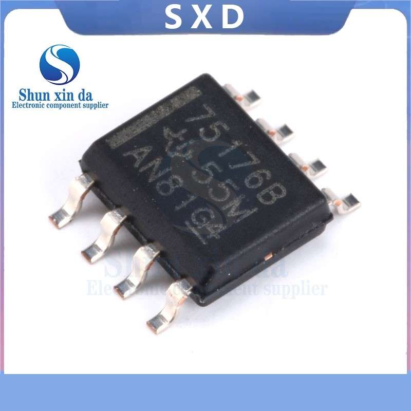 10PCS SN75176BDR 75176B SOP-8 SN75176 SN75176B SMD Differential Bus Transceivers IC