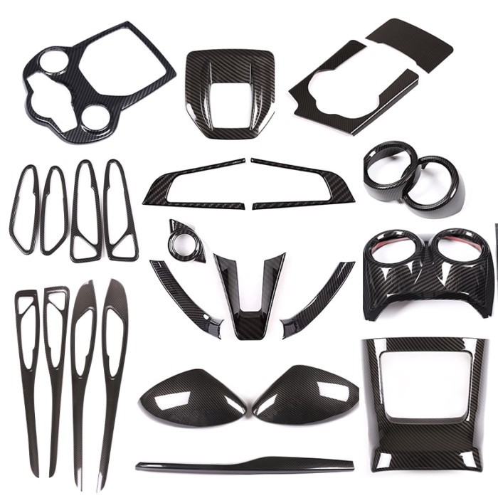 ABS Carbon Fiber For Alfa Romeo Stelvio 2017-2020 Car Interior Trim Sticker Accessories Car Modific