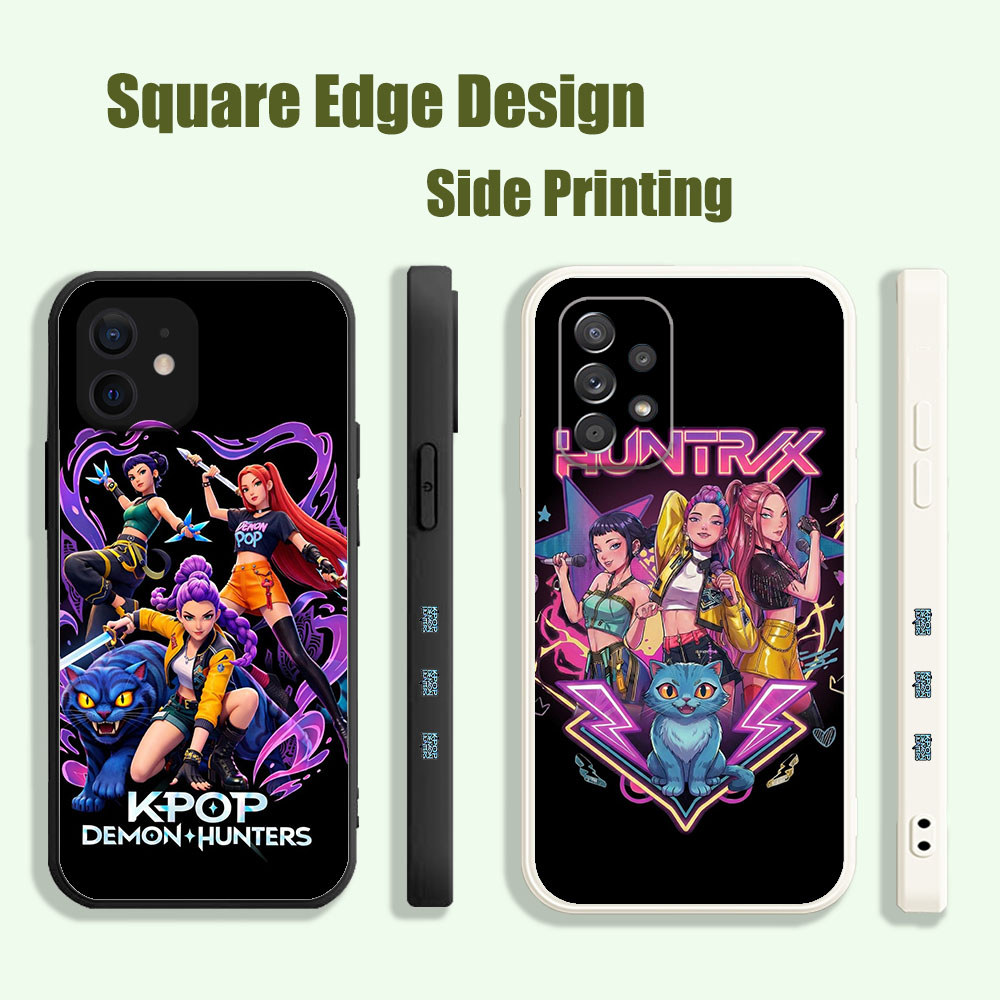 ปลอกสําหรับ OPPO Reno5 Z OPPO A94 A8 A31 A5 2020 A1K A7X A52/A72/A92Kpop Demon Hunters LCB21 เคสโทรศ