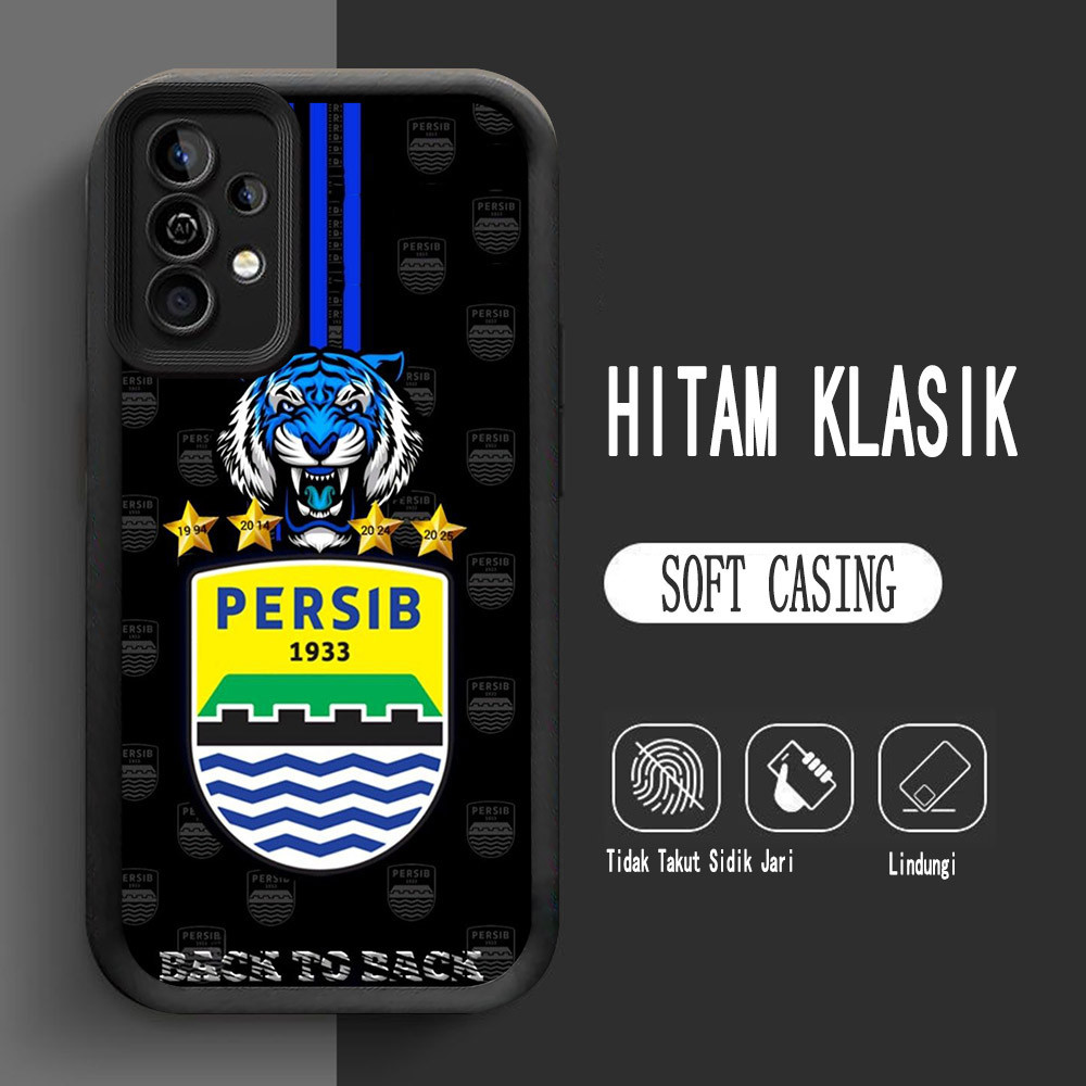 Y-21 Persib ปลอกซิลิโคนสําหรับ Samsung A15 A54 A56 A16 A24 A14 A36 5G กรณี