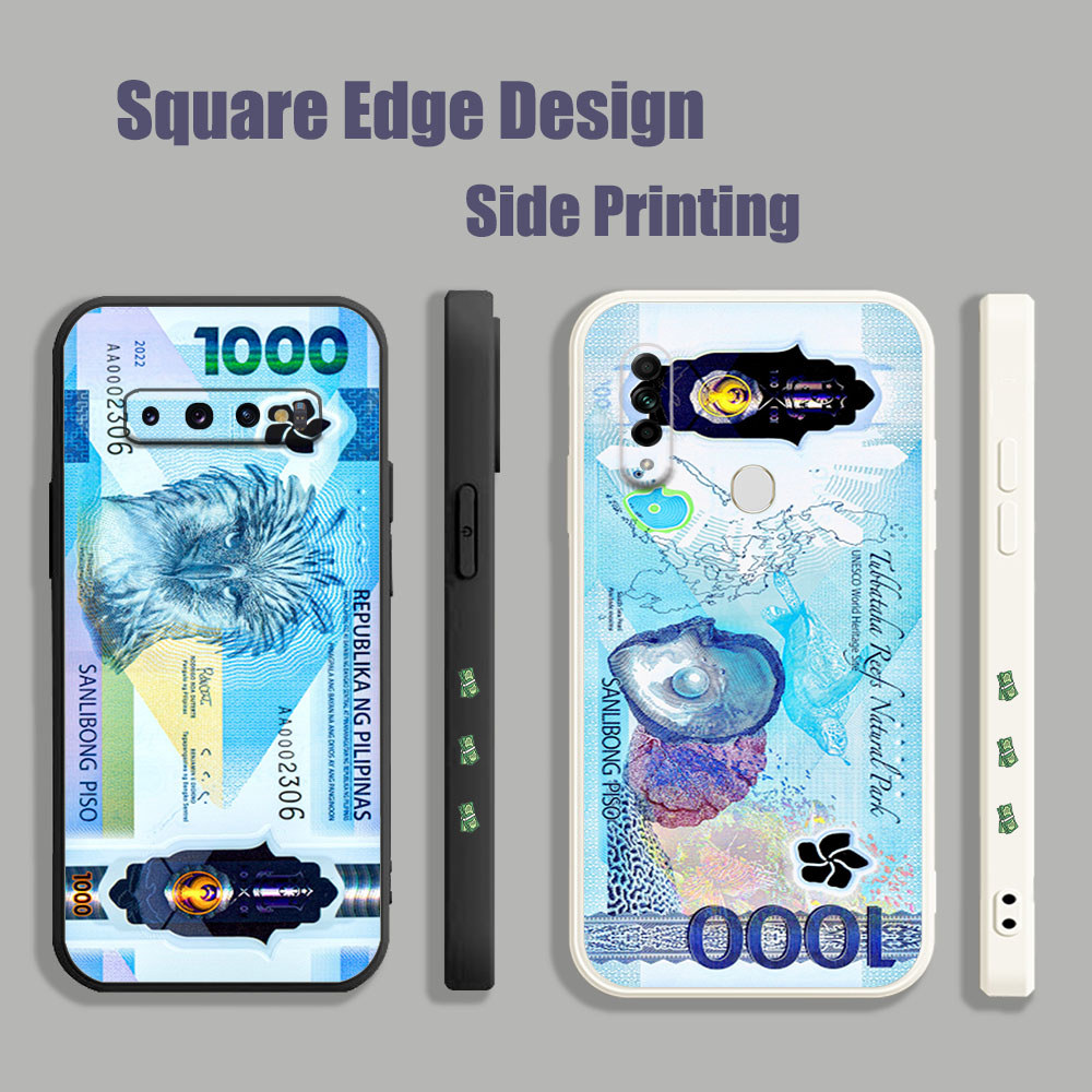 ปลอกสําหรับ Huawei Y6p Y7 2019 Y7A Y6 Pro 3i 7i 8i 50 Lite Nova 5T Y9s เงินใหม่ 1000 Peso SZA70 เคสโ