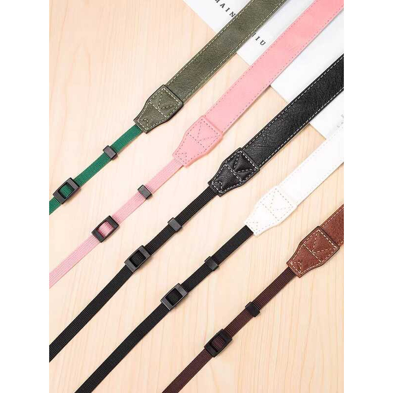 สมบัติคุณภาพเหมาะสําหรับ Fuji X1V XT30 XT4 EOSR Sony A73 Micro กล้องเดี่ยวสายคล้องไหล่หนังแท้สายคล้อ