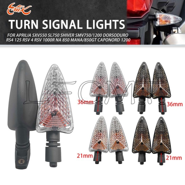 Motorcycle Turn Signal Indicator Light Blinker Lamp For Aprilia RS4 125 RSV 4R 1000R SXV550 SL750 S