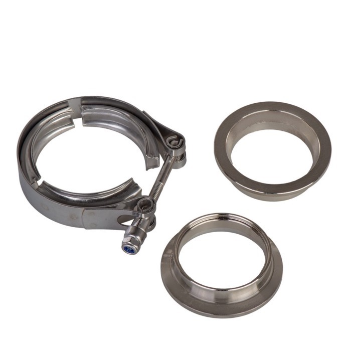 Universal 2,2.25,2.5,3,3.5,4 inch V Band Exhaust Clamp Exhaust Flange vband clamp V-Band Muffler Cl