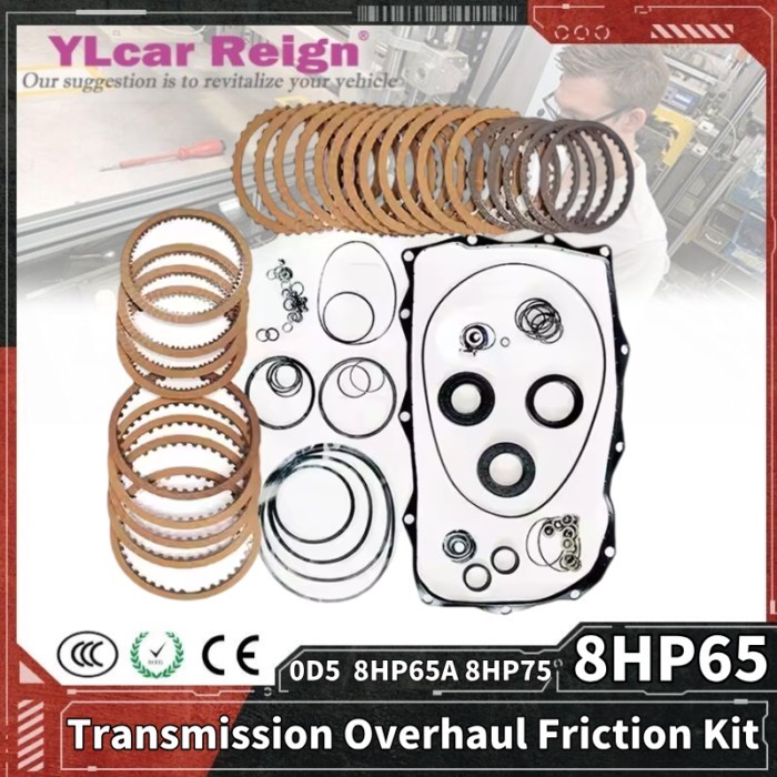 0D5 8HP65 ZF8HP65 8HP65A ZF8HP75 8HP75 Automatic Transmission Friction Kit Overhaul Gasket Rebuild