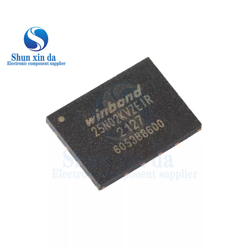 5PCS W25N02KVZEIR WSON-8 25N02KVZEIR 3V 2Gb SMD SLC QSPI NAND FLASH MEMORY WITH DUAL QUAD SPI BUFFER