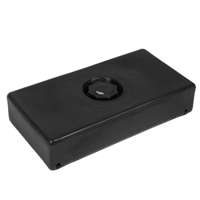 26 X 13.4 X 5.5in RV Water Holding Tank 8 Gallons Leakproof Impact Resistance Black for RVs Trailer