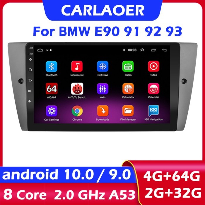 CAR Android Multimedia Radio Player For BMW E90/E91/E92/E93 3 Series GPS Navigation stereo Audio he
