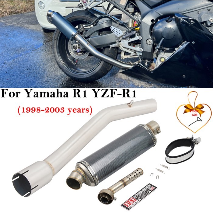 For YAMAHA R1 YZF-R1 1998 1999 2000 2001 2002 2003 Scooter Motorcycle Exhaust Escape Systems Muffle