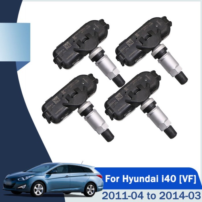 4PCS 52933-3V100 Tire Pressure Monitor Systems 434MHZ TPMS Sensor 529333V100 For Hyundai I40 [VF] 2