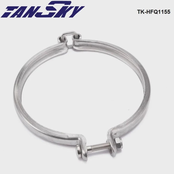 TANSKY Turbocharger Turbo V-band Clamp Set 115.5mm For Mitsubishi TD08/T51R Turbo TK-HFQ1155
