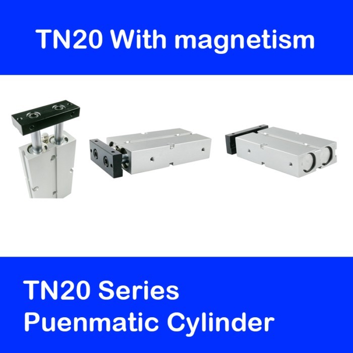 TN20 Series  20mm Bore Compact Air Cylinders TN20 Dual Action Air Pneumatic Cylinder
