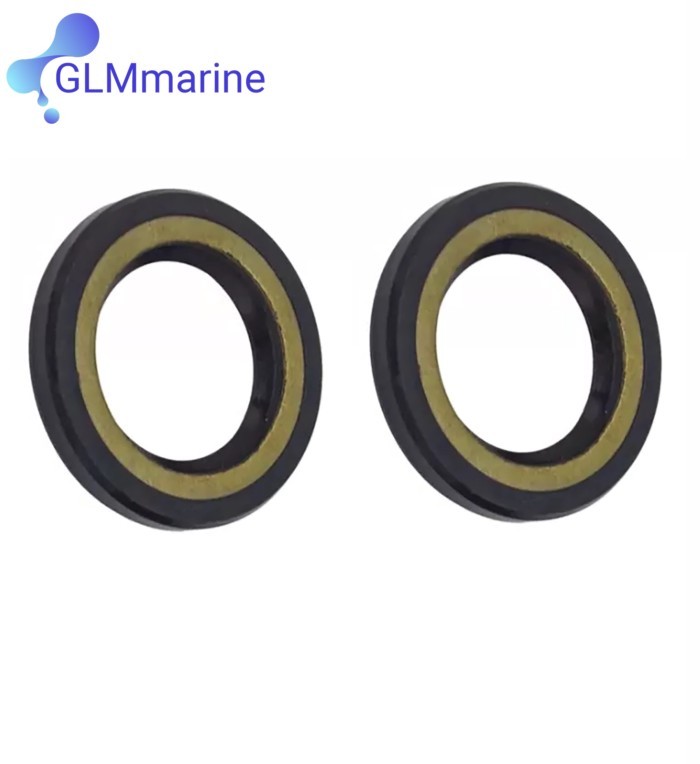 2Pcs Oil Seal 93101-20001-00 for Yamaha Outboard 9.9HP 15HP 20HP 2005-2024 Engine Replacement 85241