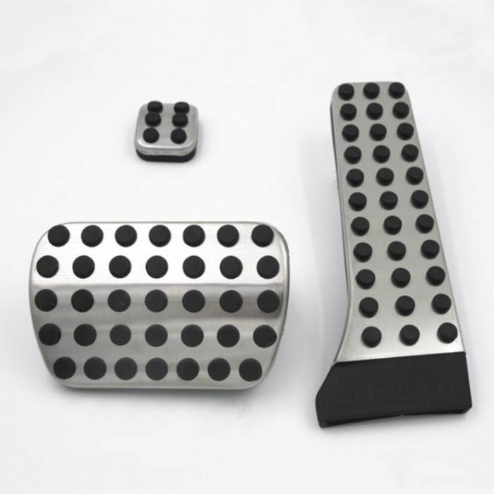 Rubber and Stainless Steel Fuel Car Brake Pedal For Mercedes Benz AT C E S GLK SLK CLS SL Class W20