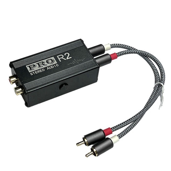 1 Piece Ground Loop Audio Isolator Audio Noise Filter RCA Noise Suppressor Isolator