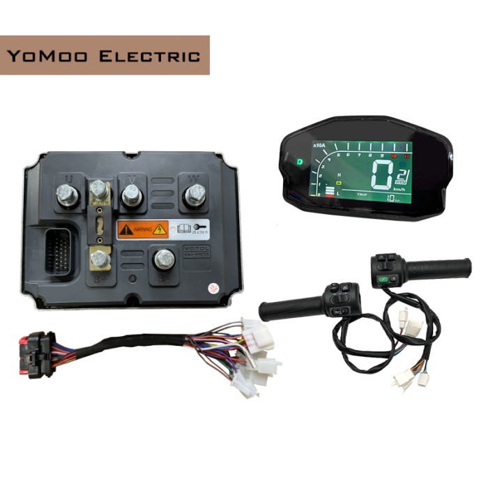 VOTOL EM350S BLDC Sine Wave Controller 72V Boost 600A Peak Phase 1300A 10KW-12KW With DKD ONE-Lin D