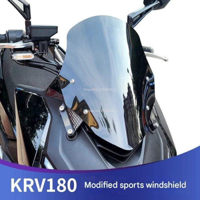 For KYMCO KRV180 special sports model modified windshield KRV 180 competitive windshield front wind