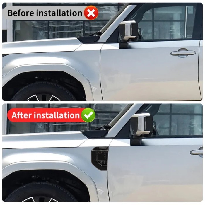 For 2024 2025 Lexus GX550 GX550h body Leaf board Decoration Panels GX 550 550h Exterior Upgraded Ac