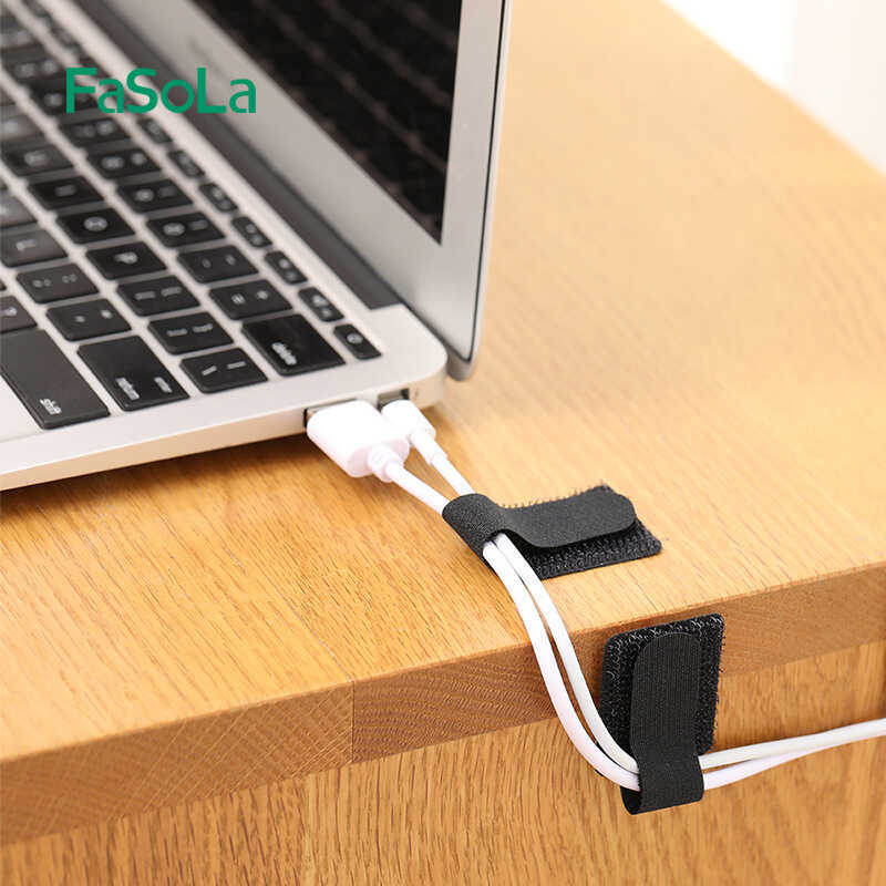 FaSo Fixed Cable Organizer Data Cable Storage Buckle Cable Tie Cable Tie Cable Tie Computer Cable Wi