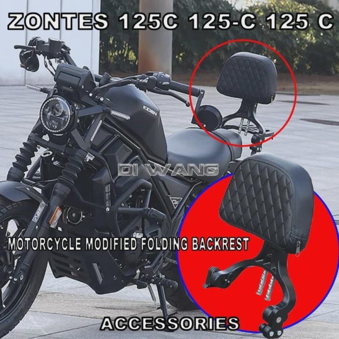 Motorcycle Modified Folding Backrest Backrest Shelf Tail Rack Accessories FOR ZONTES 125C 125-C 125