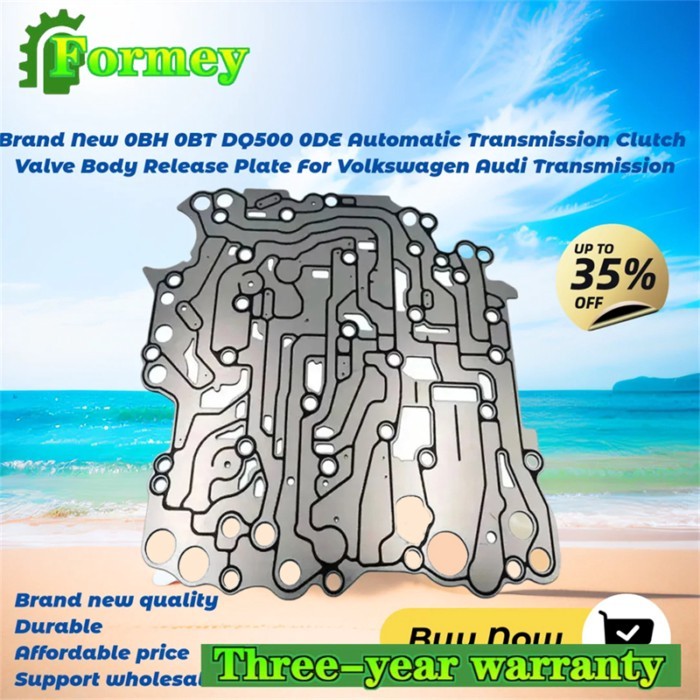 New 0BH 0BT DQ500 0DE Automatic Transmission Clucth Valve Body Separator Plate for VW AUDI Gearbox