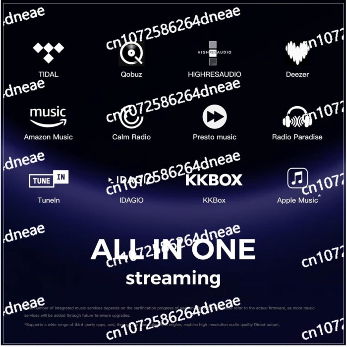 DAC, Music Service&Streaming MQA Full Decode DMP-A6 Music Streamers, Network Player, Digital Music