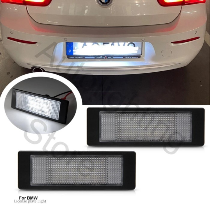 2XCar LED License Number Plate Light canbus for BMW E81 E87 E63 E64 E89 Z4 F20 F21 X2 MINI R55 R60