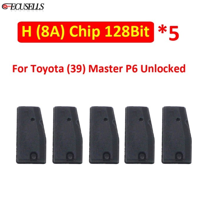 5Pcs/Lot H 8A 128Bit Car Key Chip For Toyota (39) Master P6 Unlocked Blank Transponder Chip for Toy