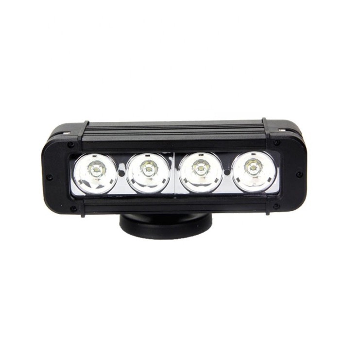 OVOVS 40w 8" Single Row Led Light Bar 10-30V Spot Flood Beam work Light Bar For Off Road Trucks 4x4